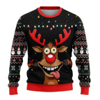 Men's Christmas Jumper with Snowman Print | Lucian