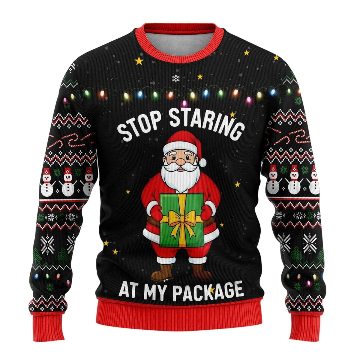 Men's Christmas Jumper with Snowman Print | Lucian