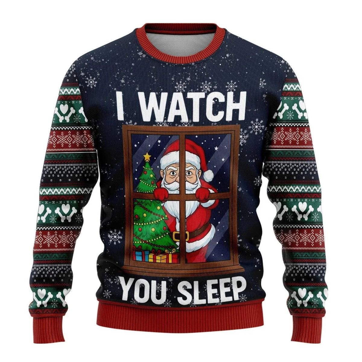 Men's Christmas Jumper with Snowman Print | Lucian