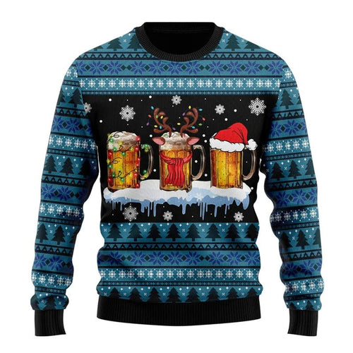 Men's Funny Beer Christmas Jumper | Archie