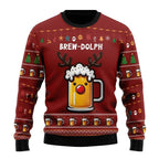 Men's Funny Beer Christmas Jumper | Archie
