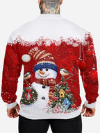 Men's Santa & Reindeer Christmas Jumper | Cooper