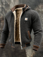 Men's Sherpa Lined Quilted Fleece Jacket | Sawyer