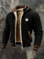 Men's Sherpa Lined Quilted Fleece Jacket | Sawyer