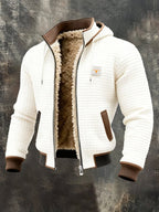 Men's Sherpa Lined Quilted Fleece Jacket | Sawyer