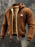 Men's Sherpa Lined Quilted Fleece Jacket | Sawyer