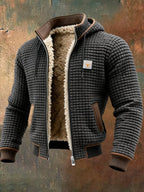Men's Sherpa Lined Quilted Fleece Jacket | Sawyer