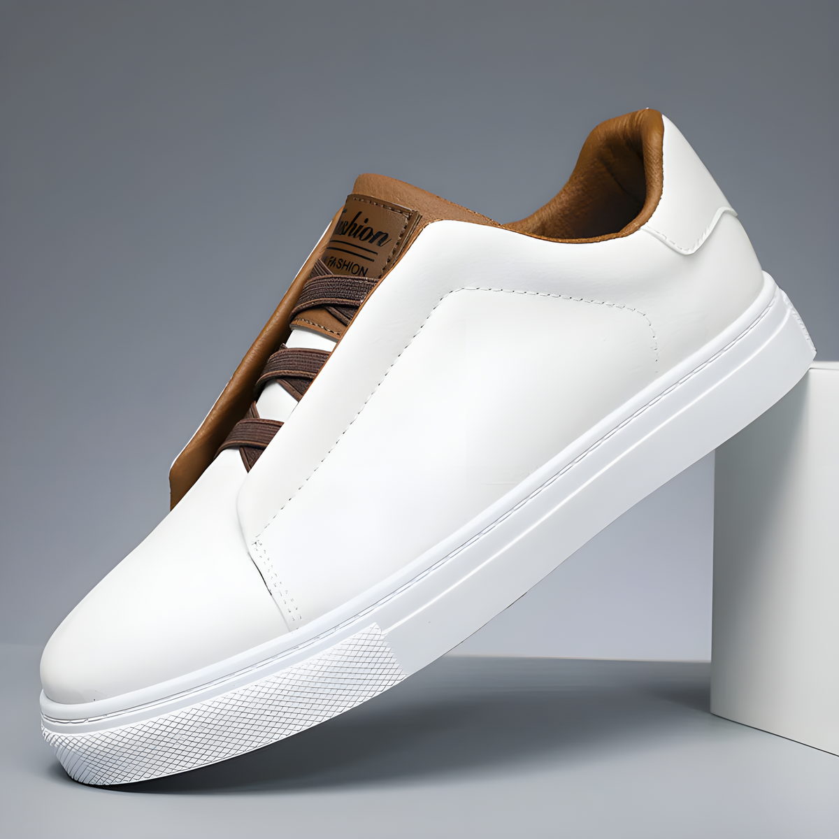 Men's Vegan Leather Trainers Casual Style | Lincoln