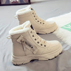 Women's Chunky Platform Winter Boots with Faux Fur Lining | Paisley