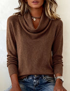 Women's Cowl Neck Jumper | Audrey