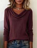 Women's Cowl Neck Jumper | Audrey