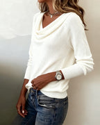 Women's Cowl Neck Jumper | Audrey