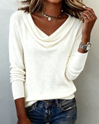 Women's Cowl Neck Jumper | Audrey