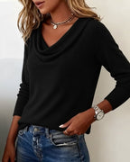 Women's Cowl Neck Jumper | Audrey