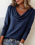 Women's Cowl Neck Jumper | Audrey
