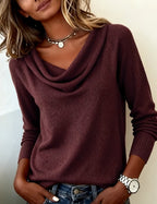 Women's Cowl Neck Jumper | Audrey