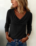 Women's Cowl Neck Jumper | Audrey