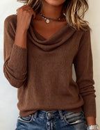 Women's Cowl Neck Jumper | Audrey