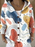 Women's Long Cardigan with Hood | Erin