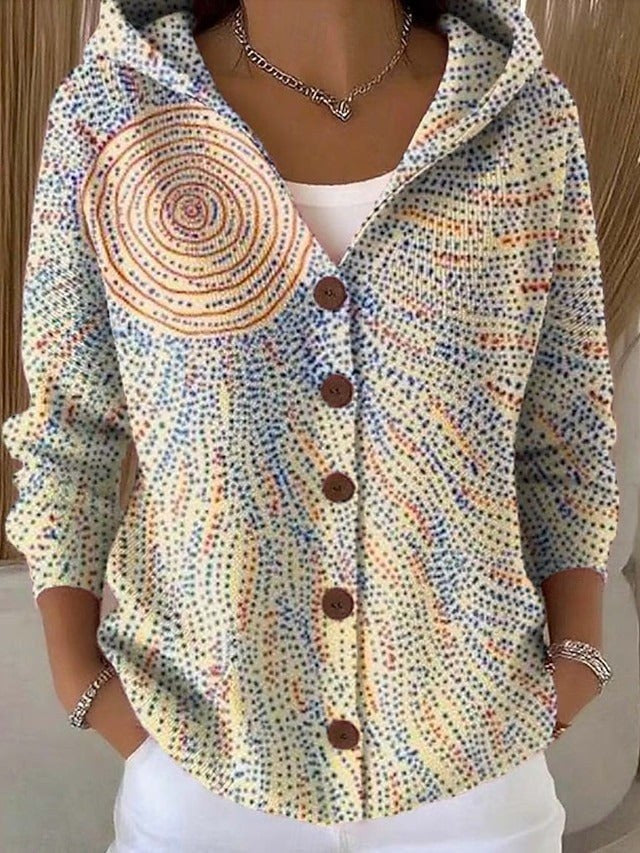 Women's Long Cardigan with Hood | Erin