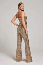 Women's Sequin Jumpsuit Christmas Party Outfit | Nell
