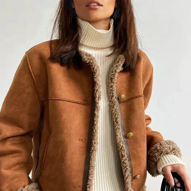 Women's Sheepskin Shearling Jacket | Sienna