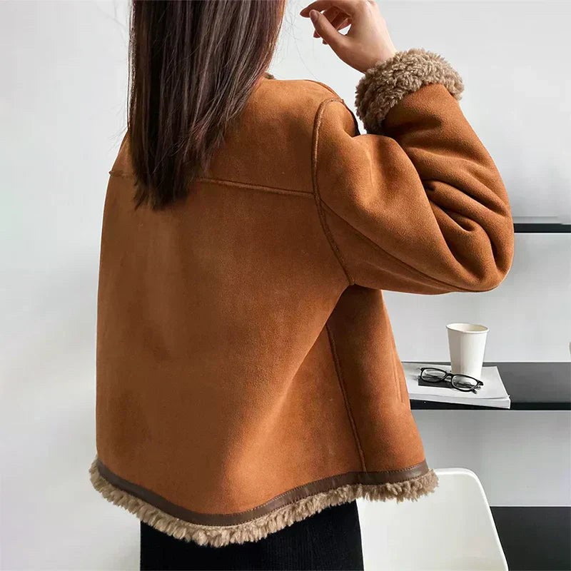 Women's Sheepskin Shearling Jacket | Sienna