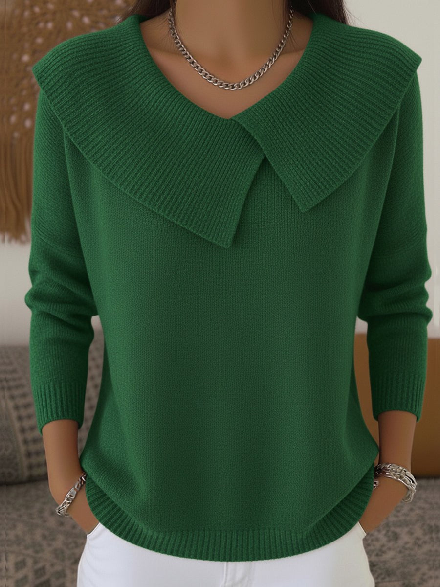 Women's Swing Collar Christmas Jumper | Kayla