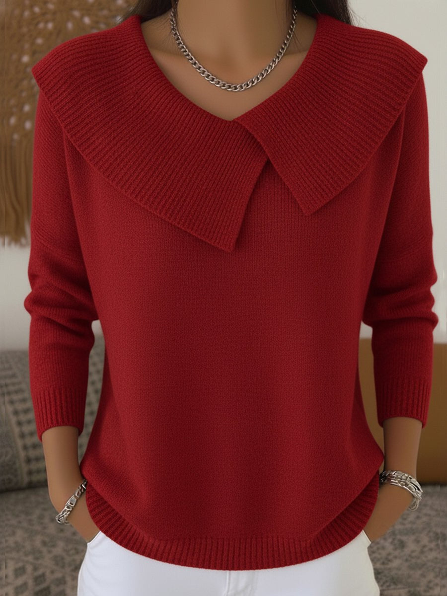 Women's Swing Collar Christmas Jumper | Kayla