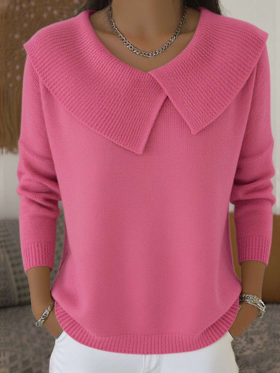Women's Swing Collar Christmas Jumper | Kayla