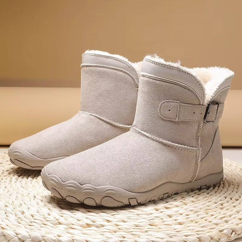 Women's Wide Toe Box Fleece-Lined Non-Slip Winter Boots | June